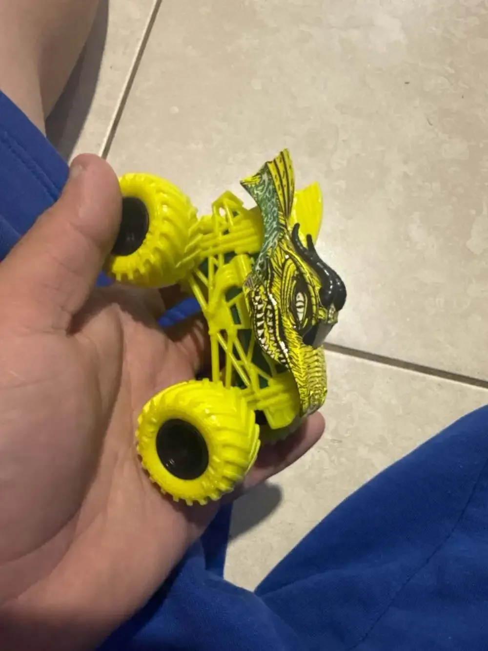 Monster Jam 2024 Series 36 Overcharged Dragon Yellow 1:64 Scale Monster Truck